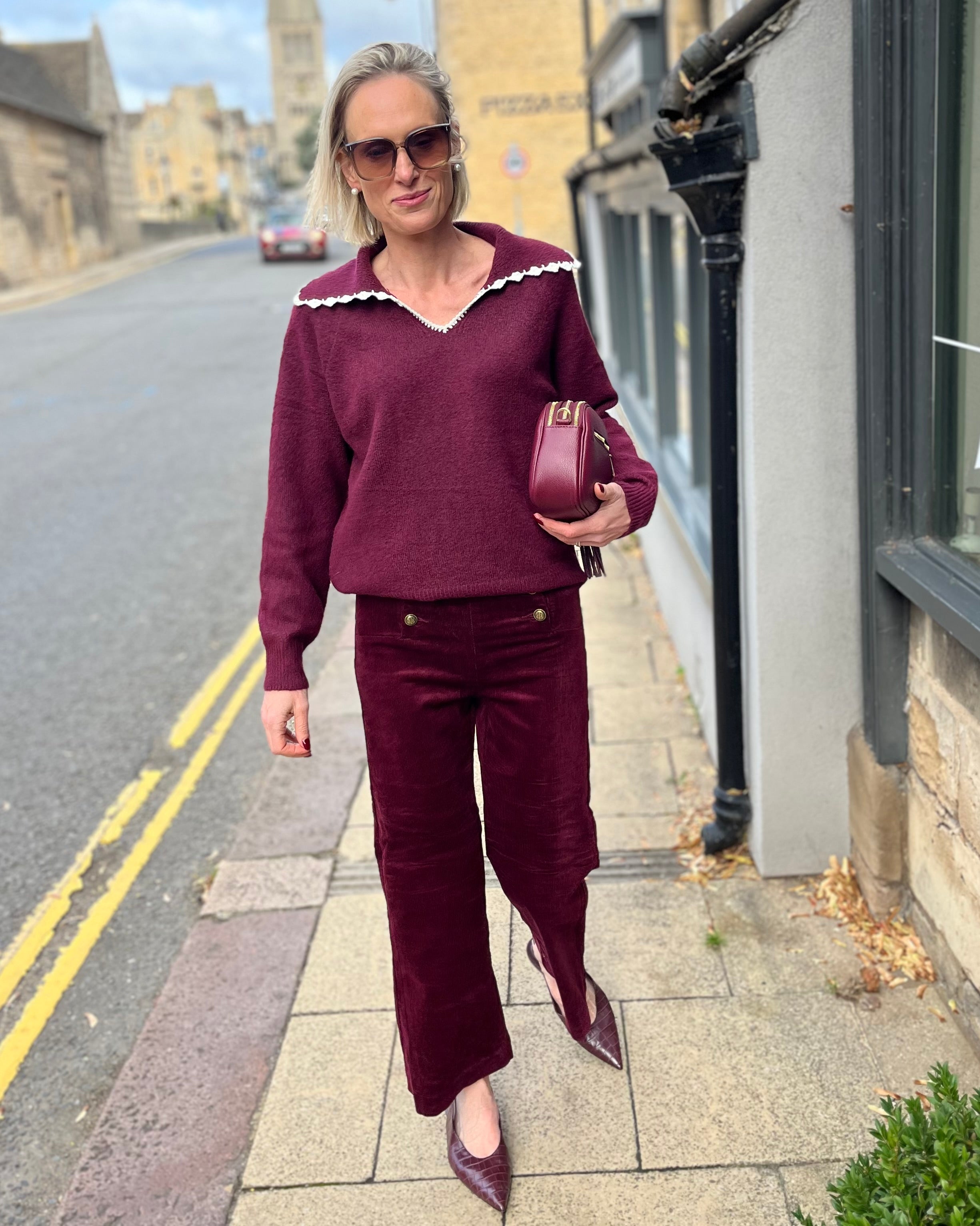 Raye Cords - Burgundy