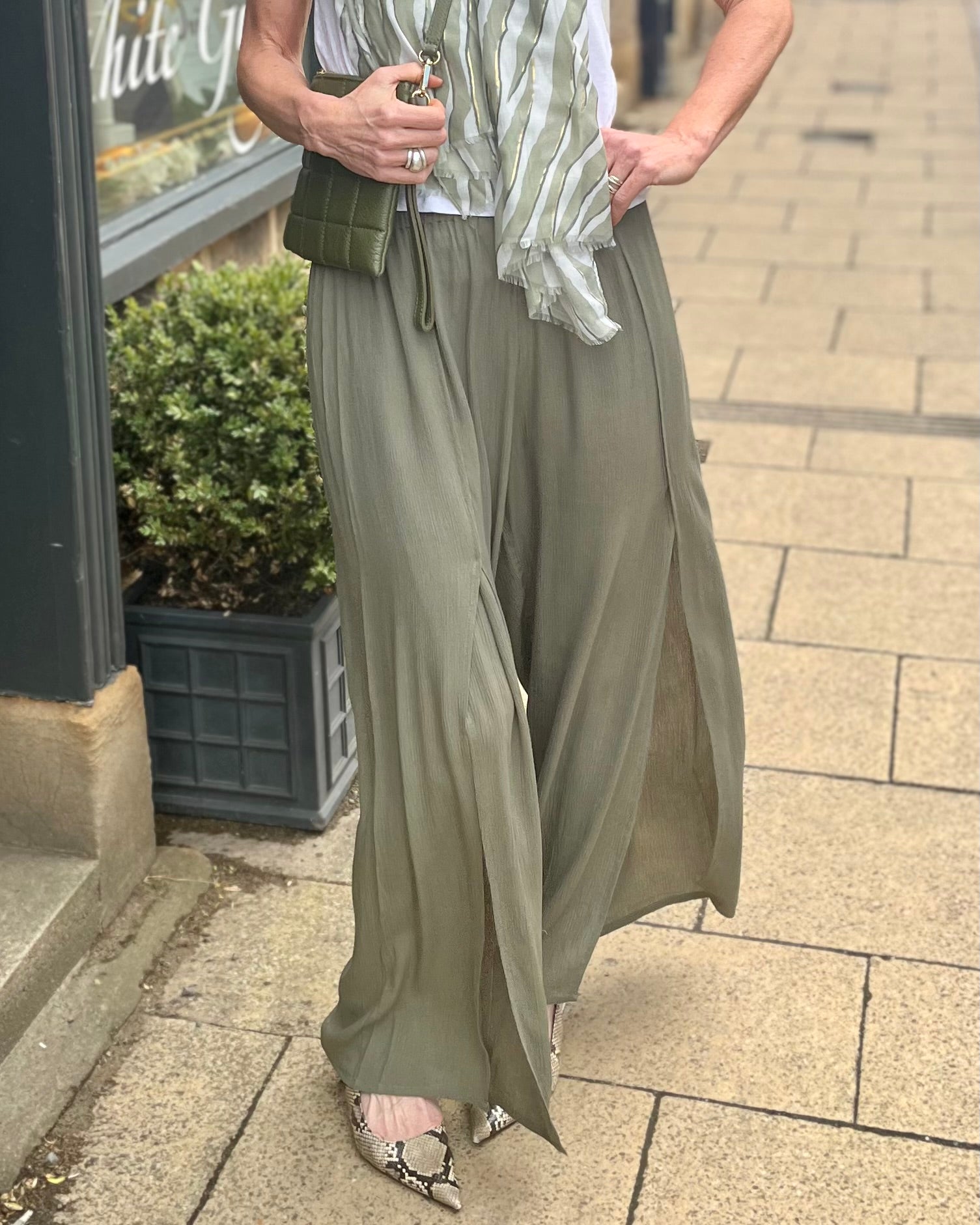 Marina Trouser - Khaki
