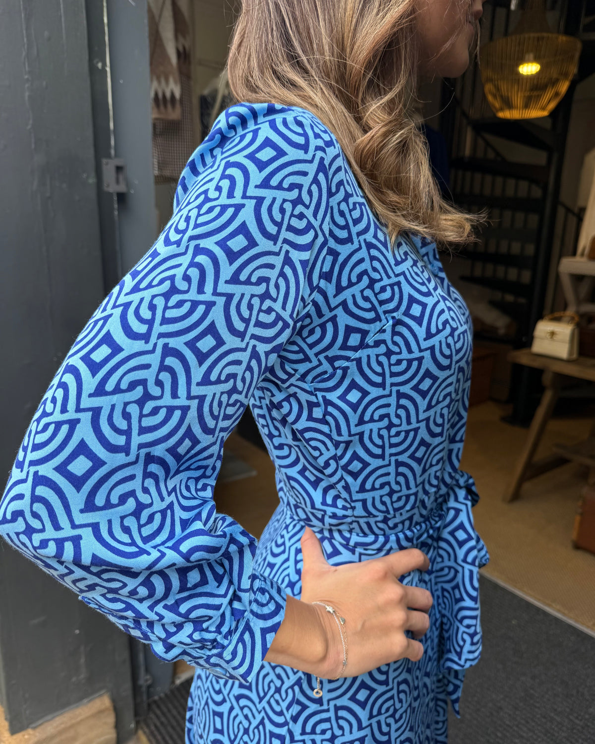 Florence - Insignia Blue Maze