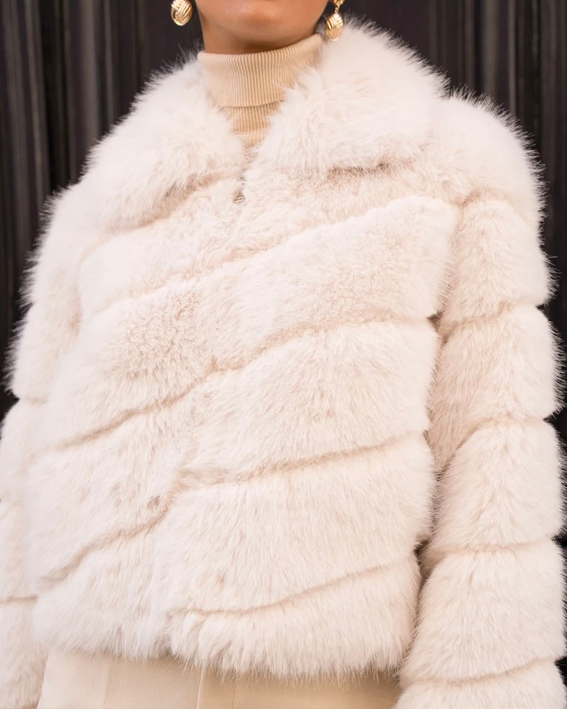Maribel Faux Fur - Ecru