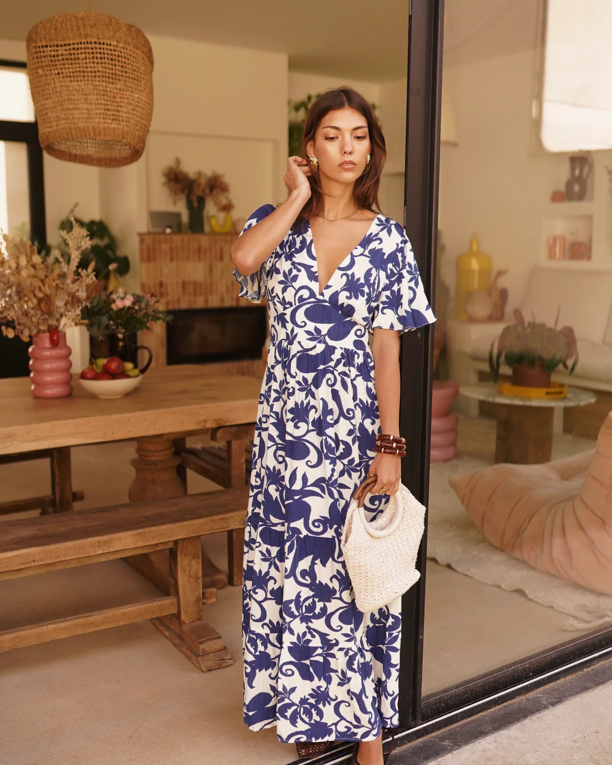 Élise Dress - Cobalt