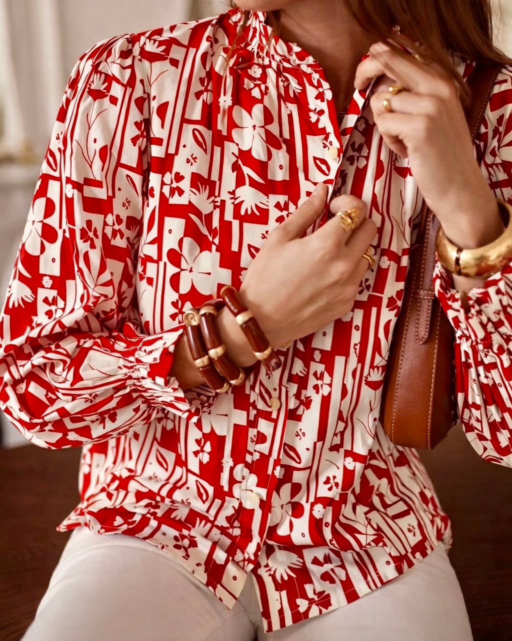 Ember Blouse - Rouge