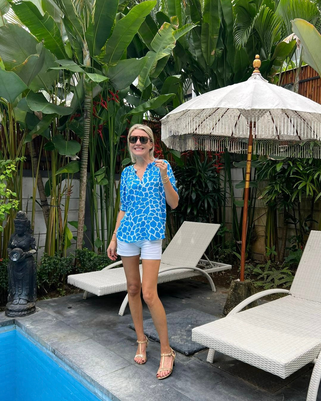 Claudia Top -  Malibu Giraffe