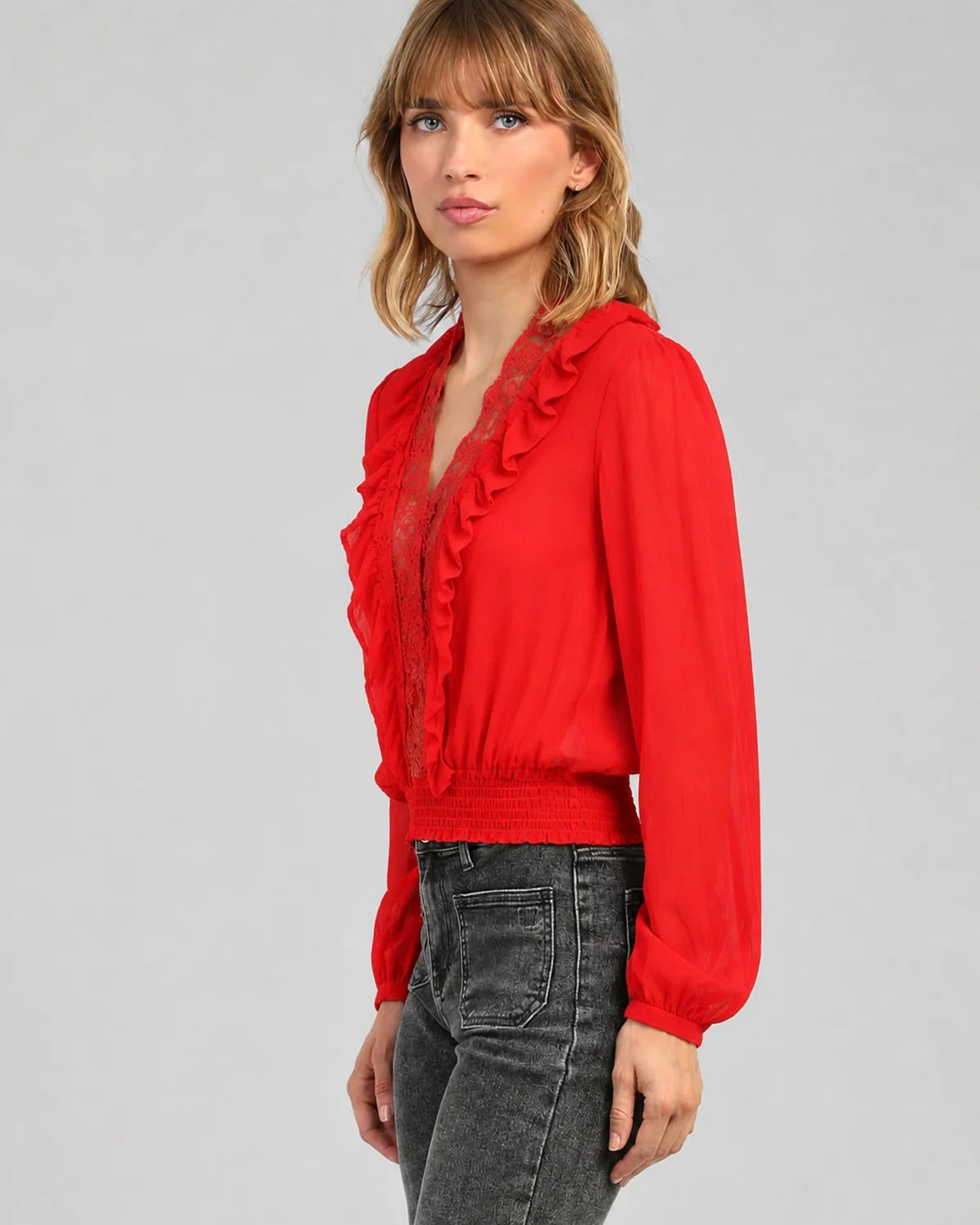 Samista Blouse - Rouge