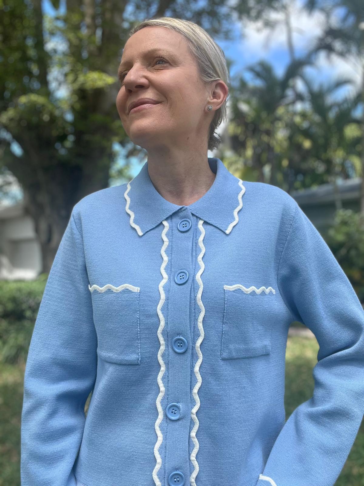 Valiano Cardigan - Light Blue