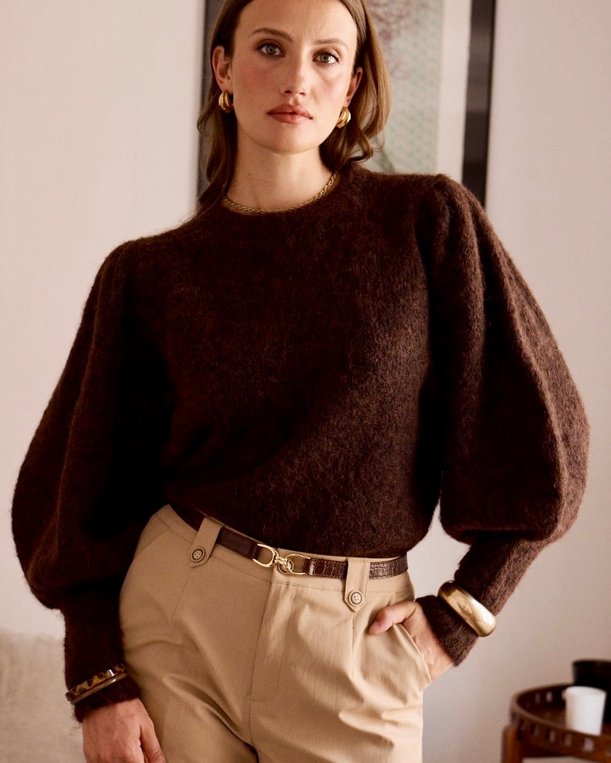 Zellie Knit - Chocolate