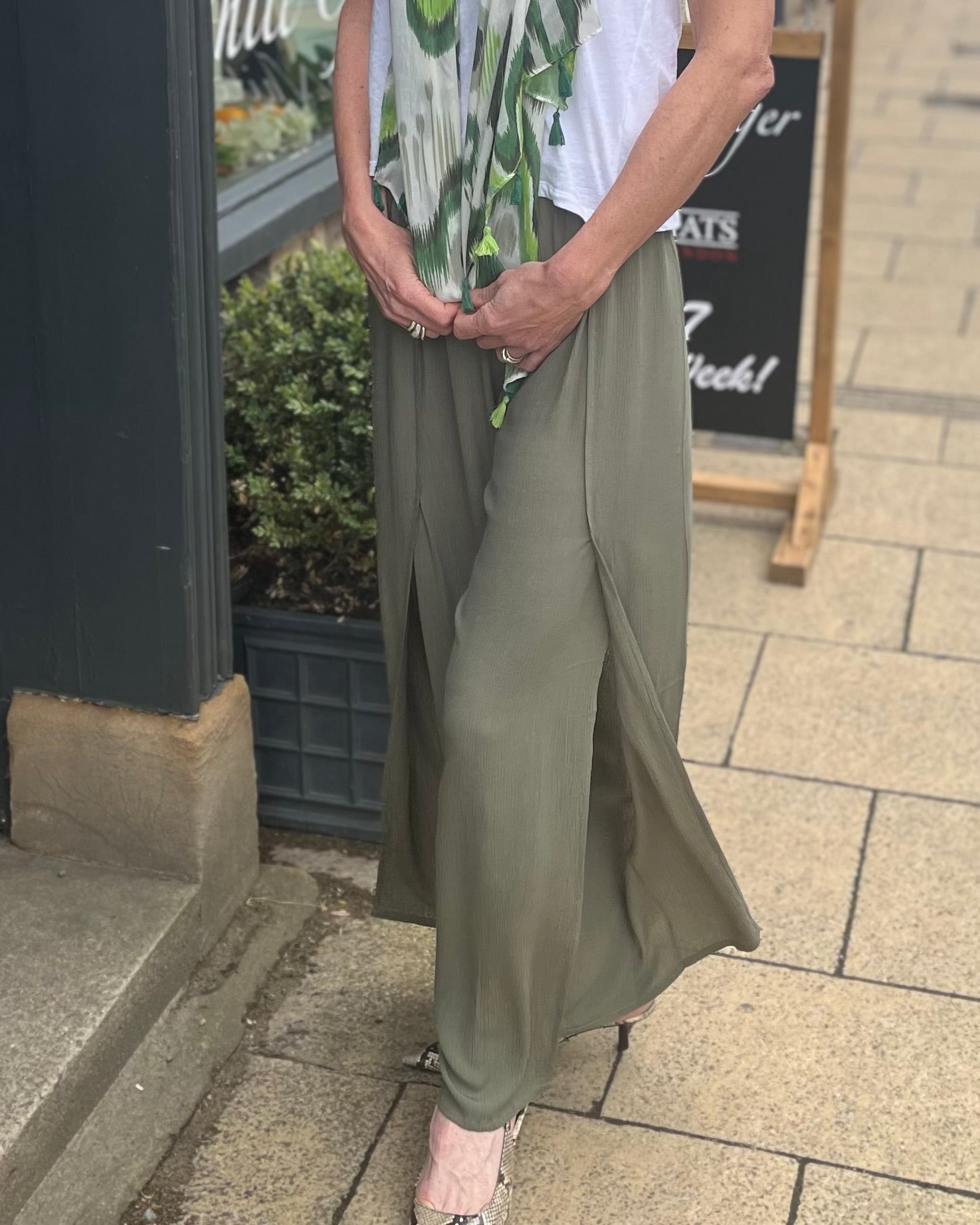 Marina Trouser - Khaki