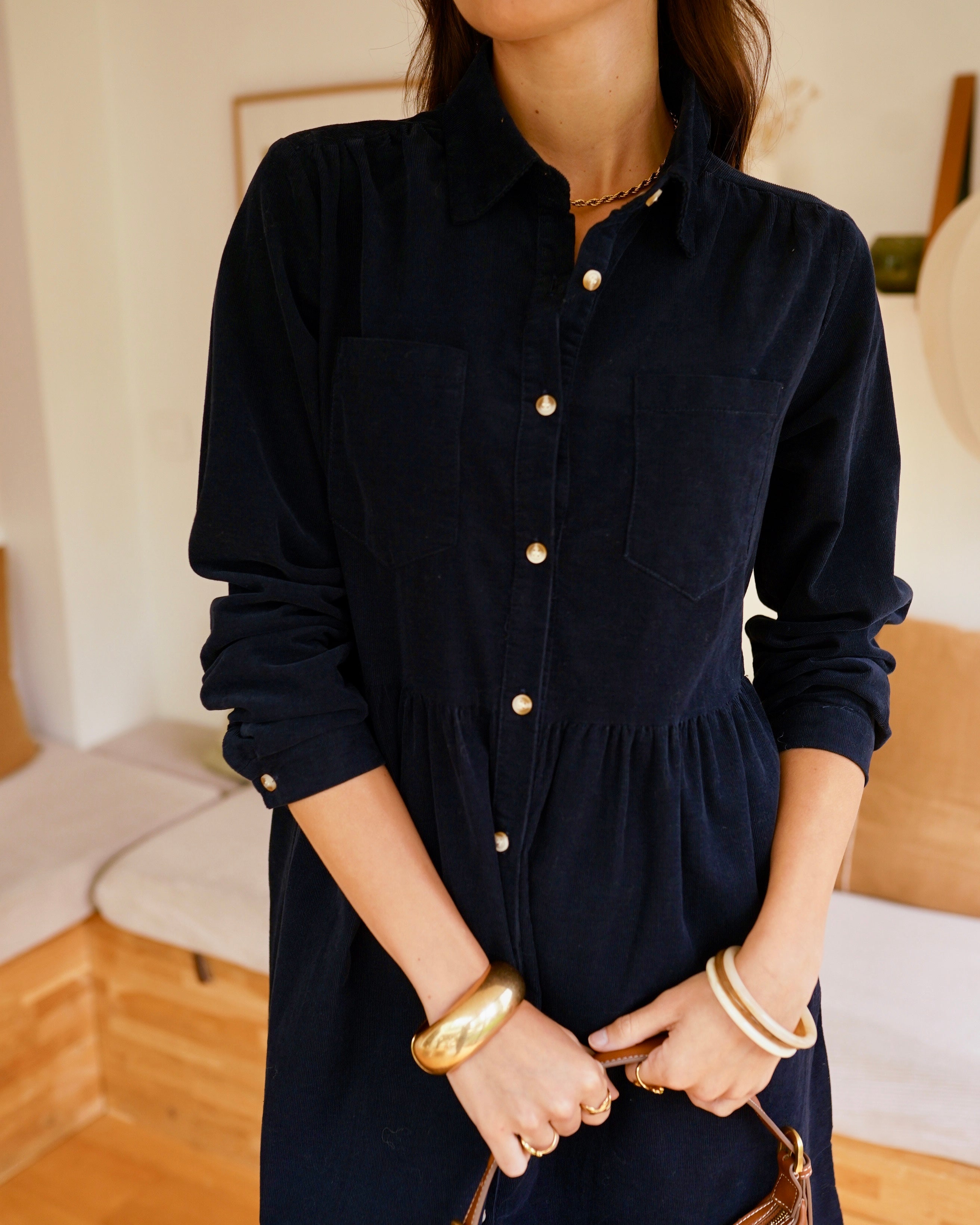 Madeleine Cord Dress