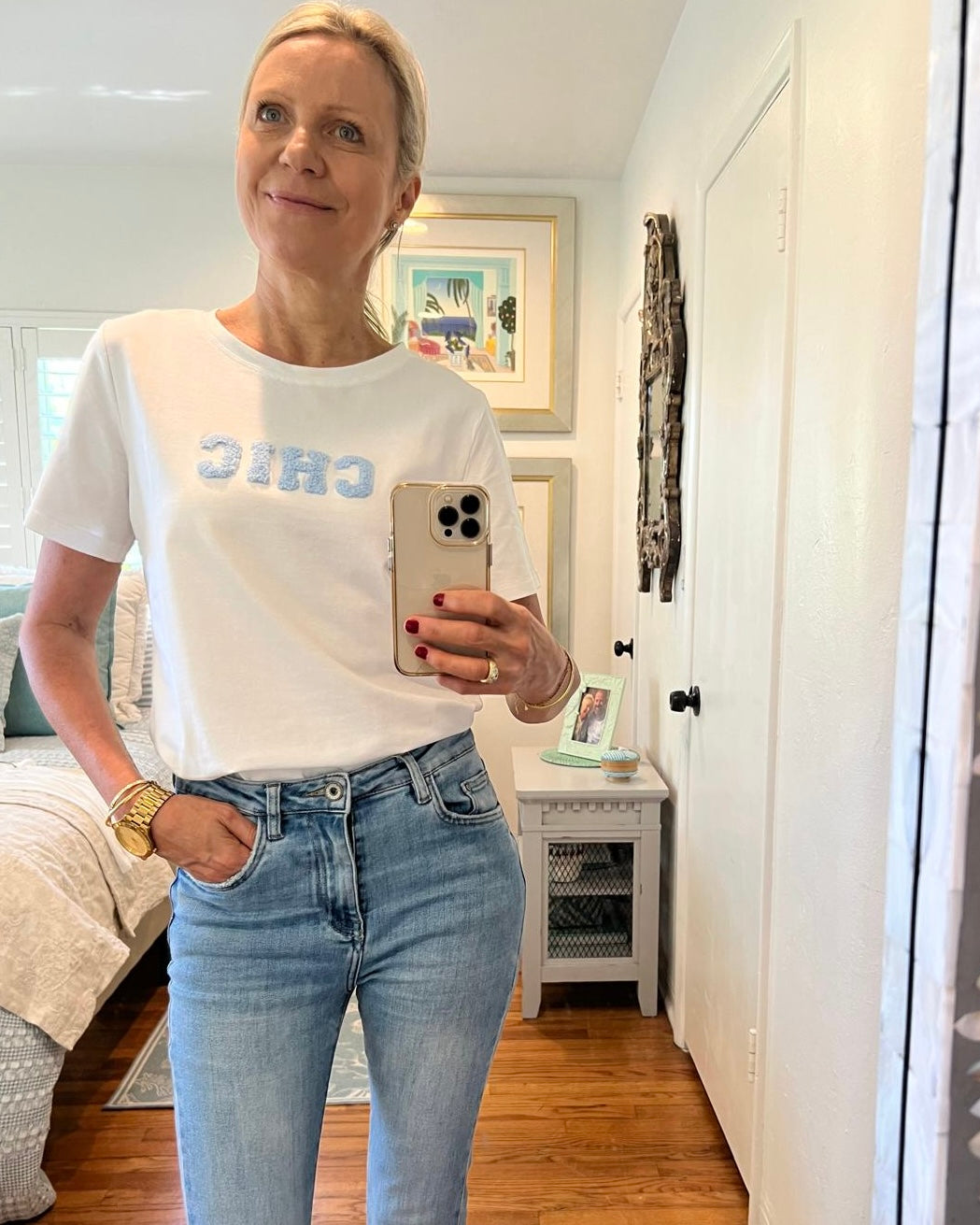 Polly Slogan T-shirt