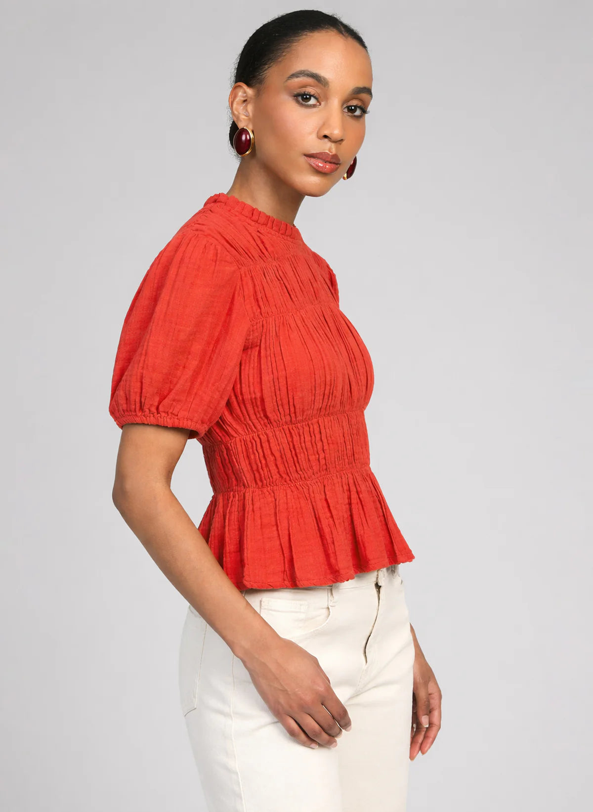 Sizaya Blouse - Rouge