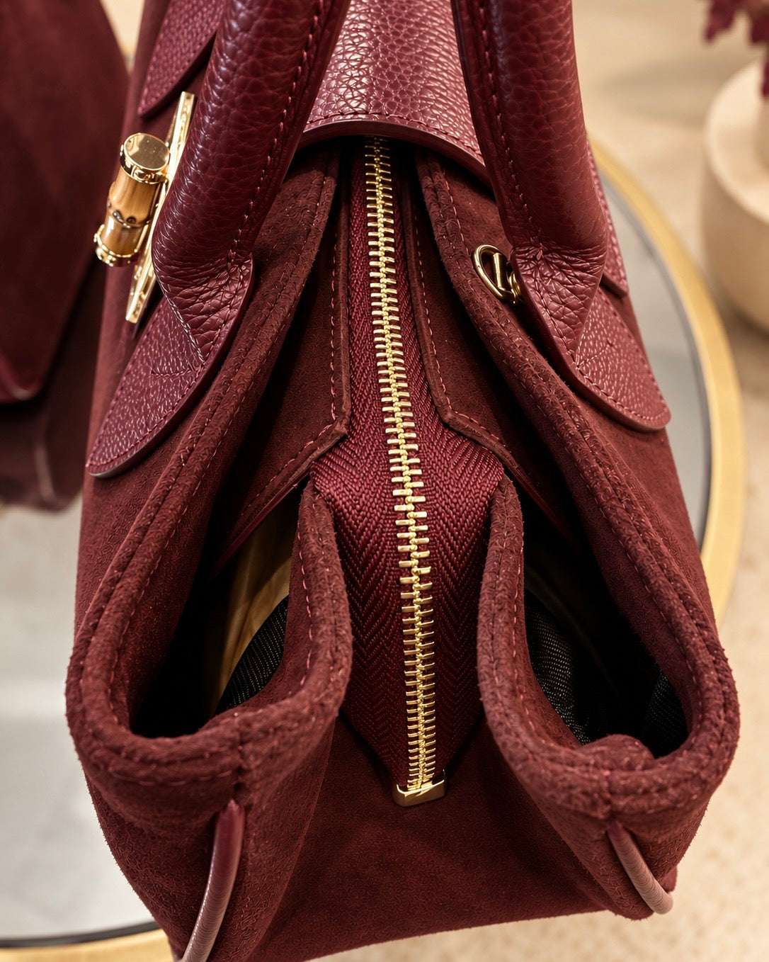 Arezzo Bag - Burgundy