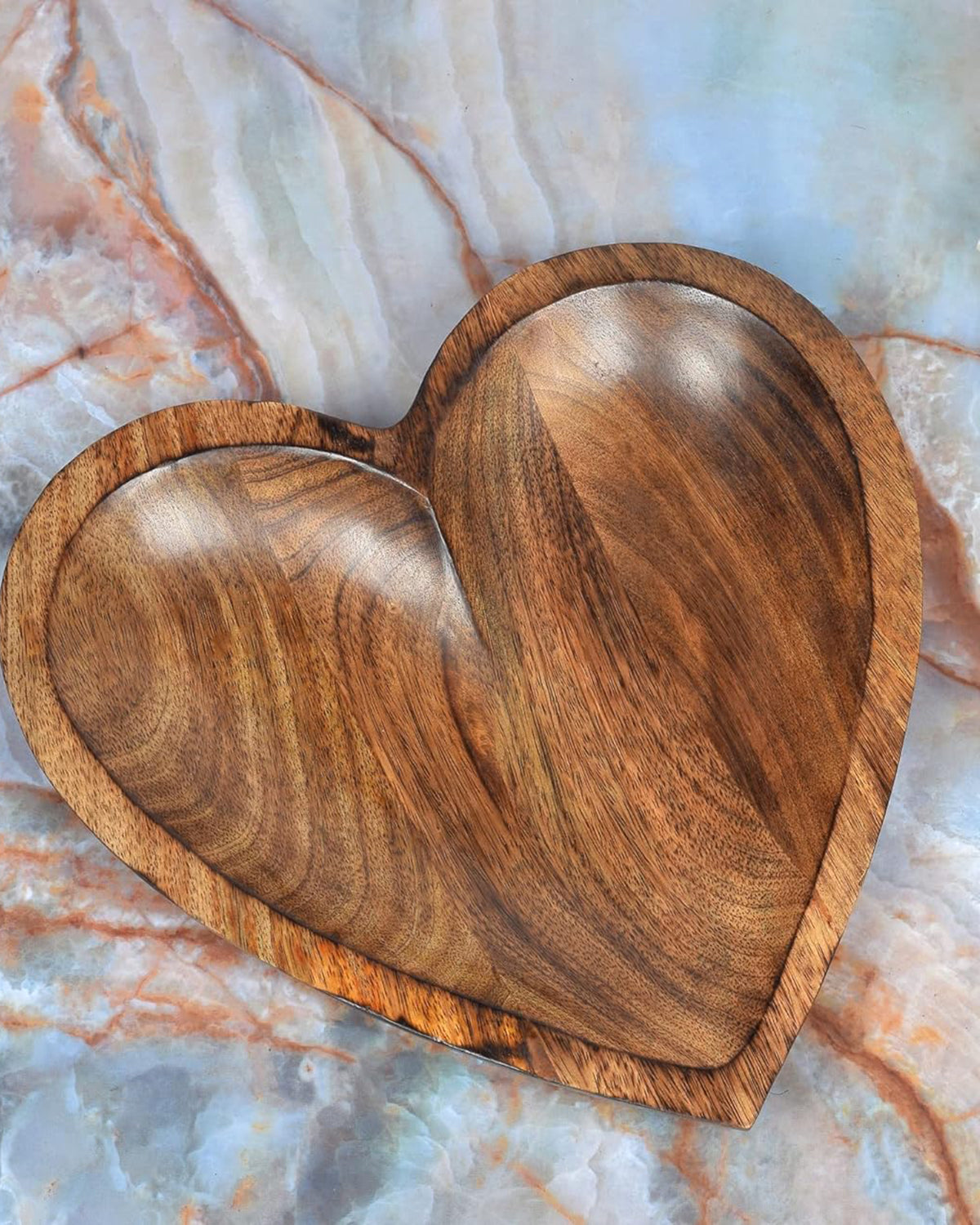 Wooden Heart Bowl