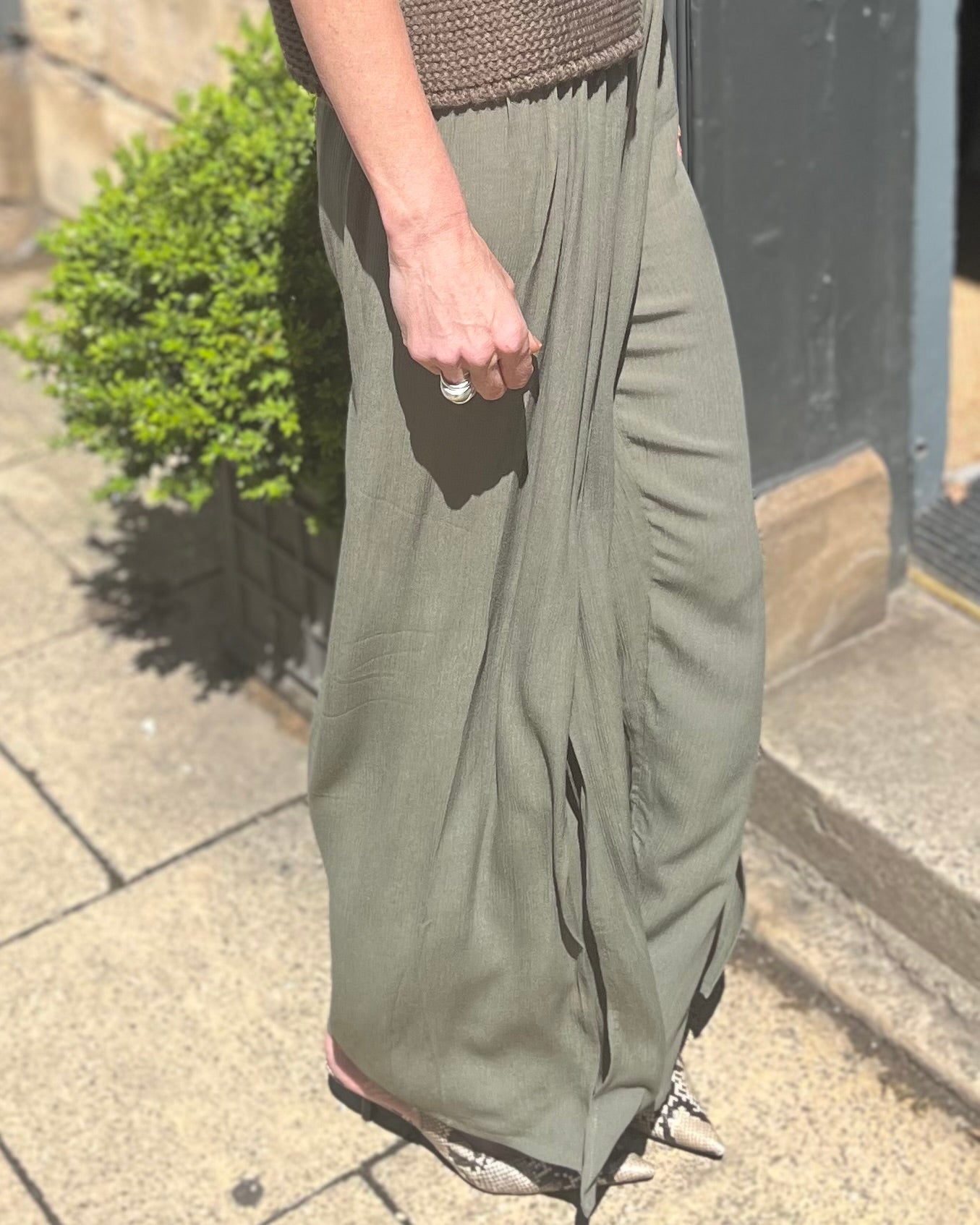 Marina Trouser - Khaki