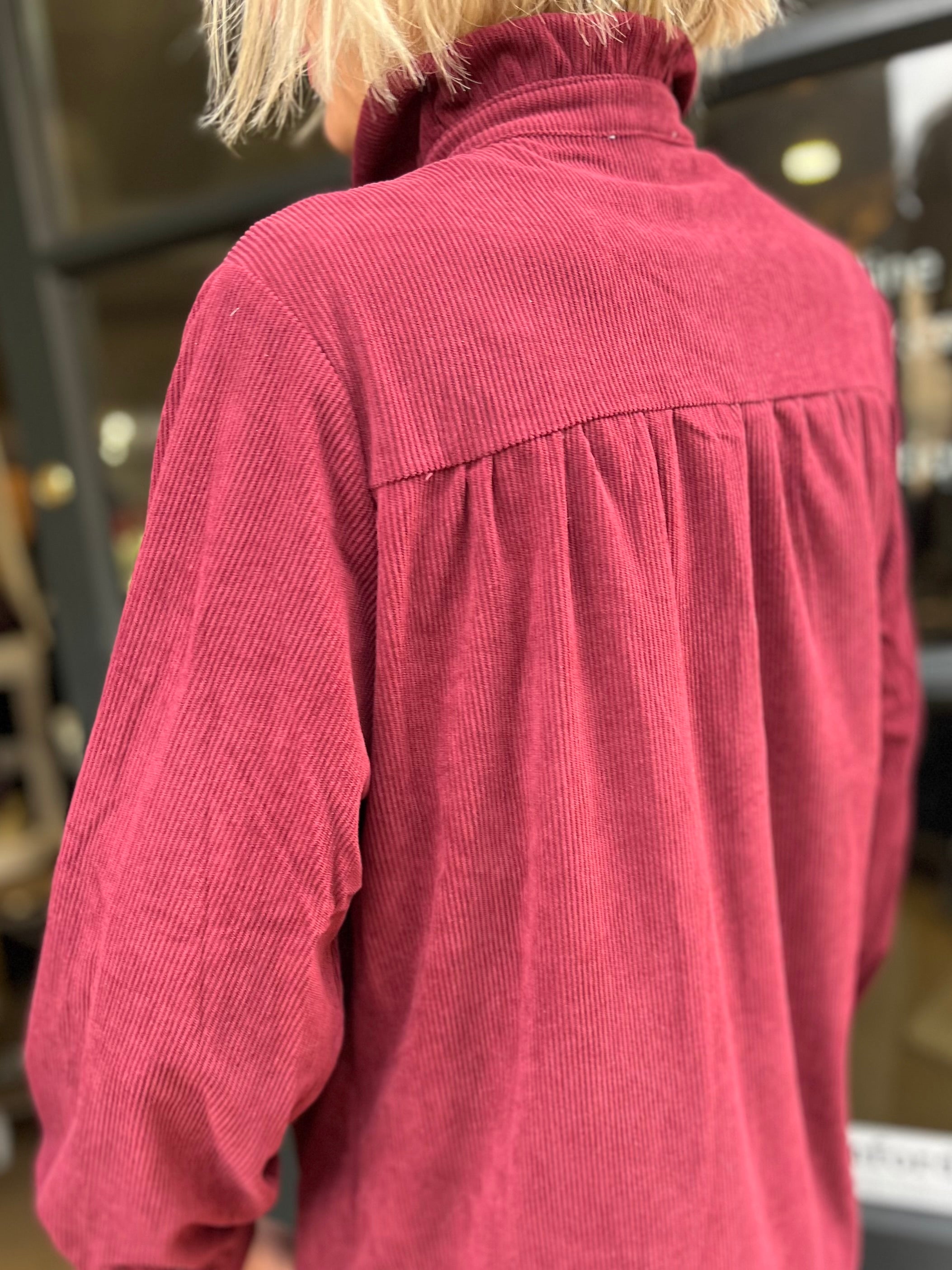 Cordelia Corduroy Blouse