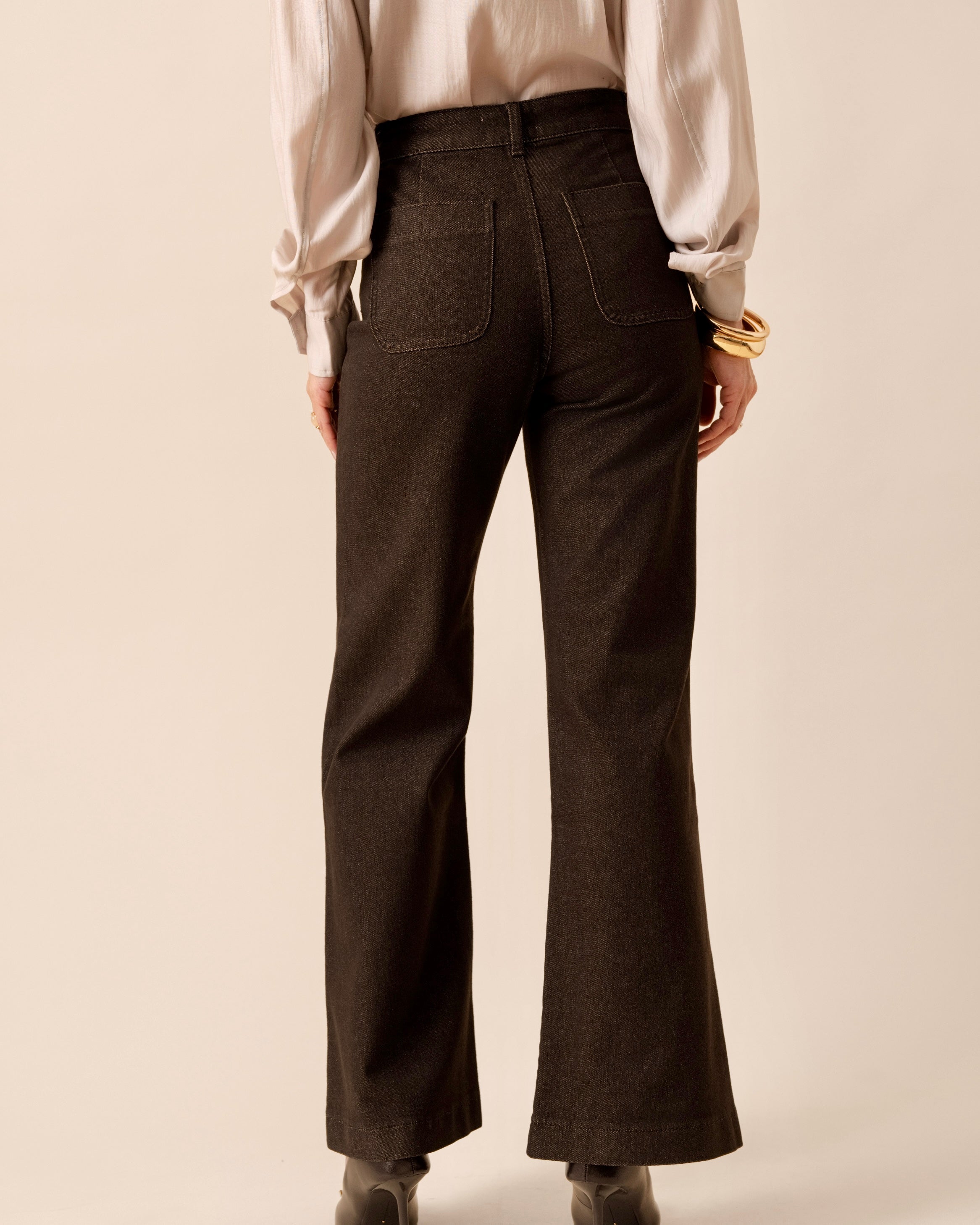 Alma Jeans - Brown Denim