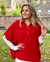 Linna Zipped Poncho