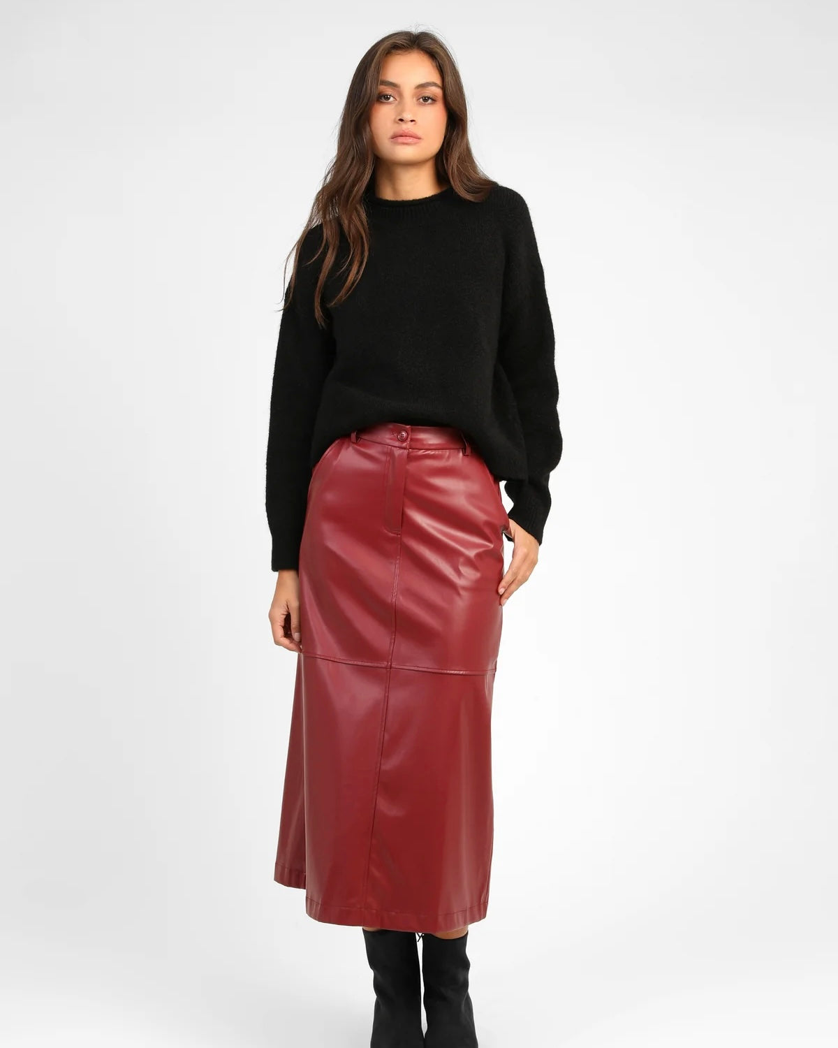 Jouria Skirt - Rouge