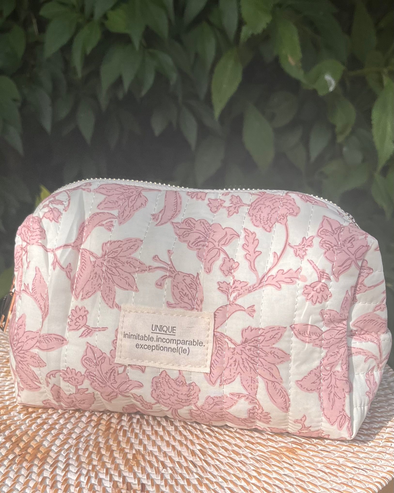 Cosmetic Pouch - Pink Unique