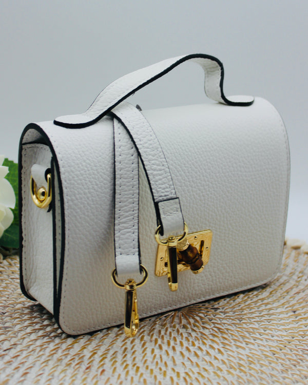 Amara Handbag - White