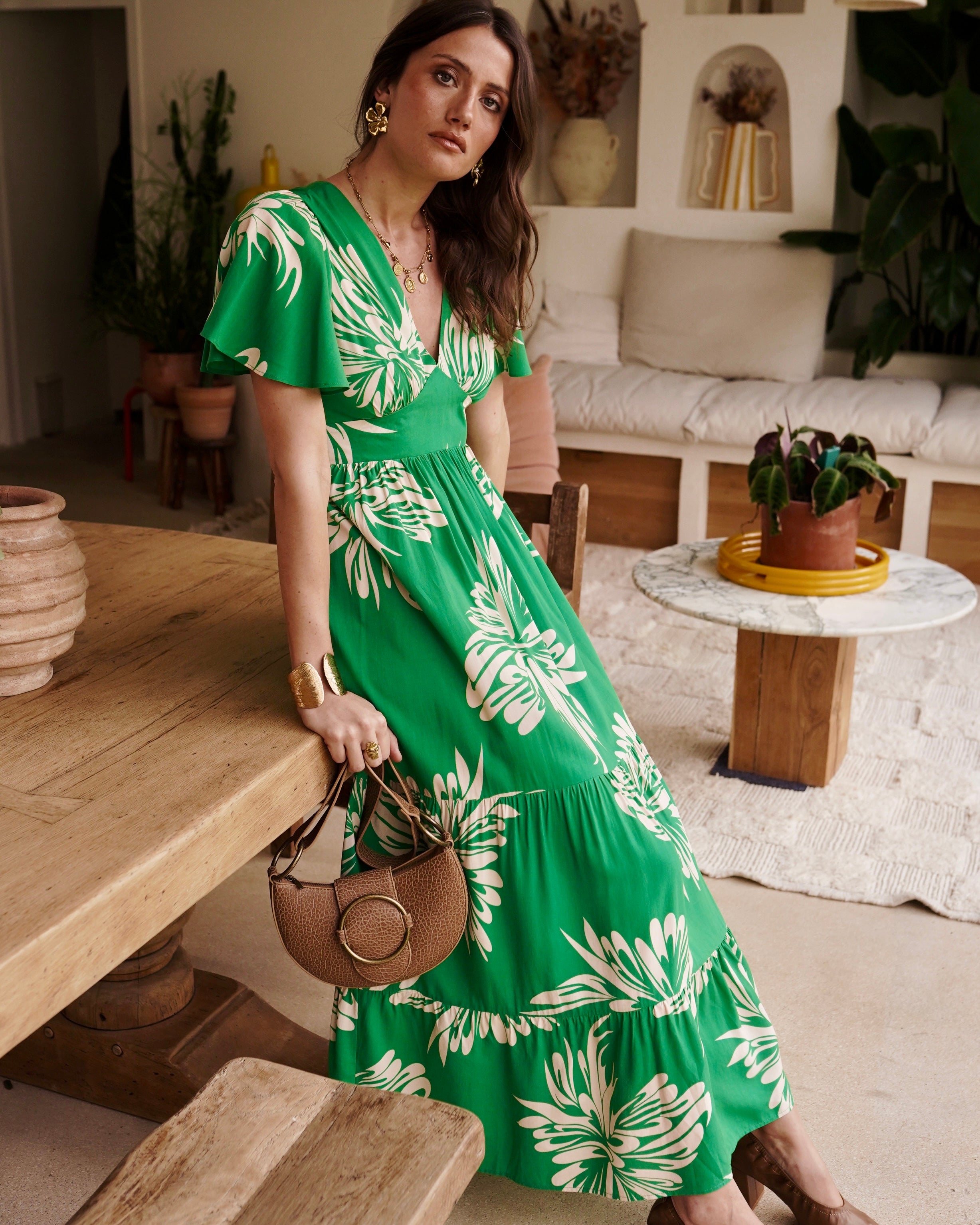 Jasmine Dress - Green