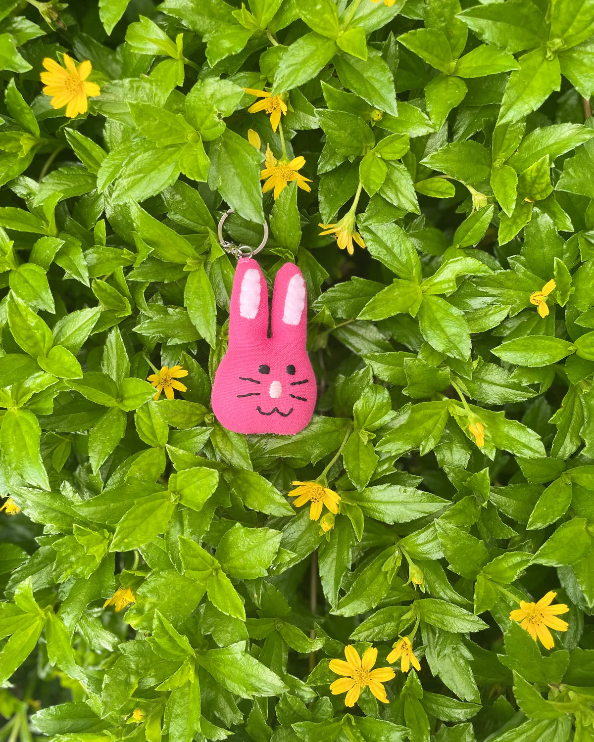 Bali Life Bunny Keyring - Pink