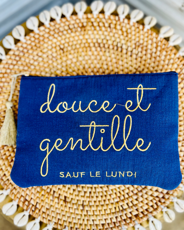 French Pouch - Navy