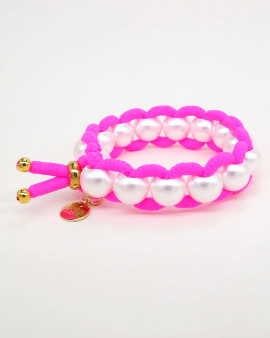 Bichous Pearly Woven Scrunchie