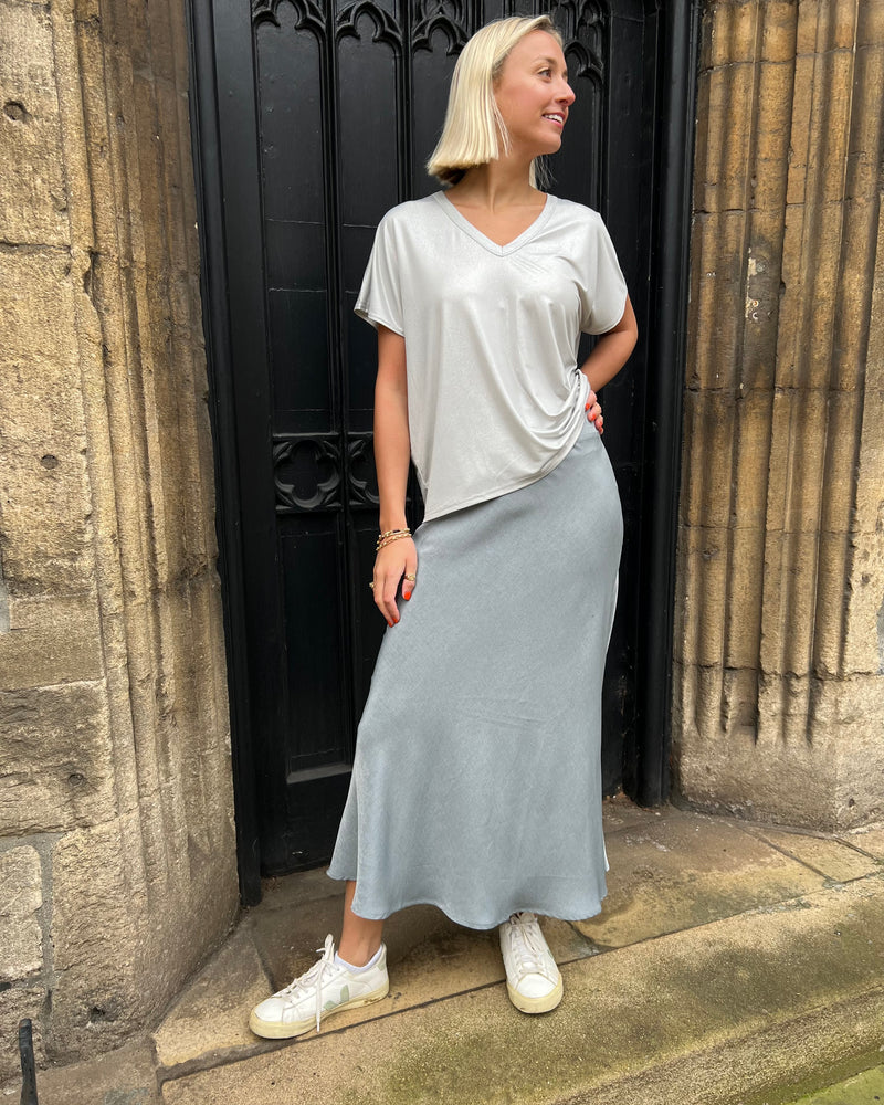 Janiata Maxi Skirt - Grey