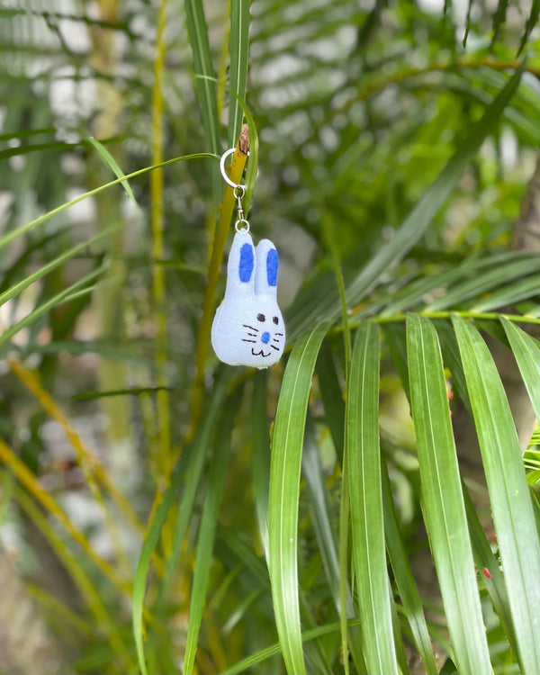Bali Life Bunny Keyring - Blue