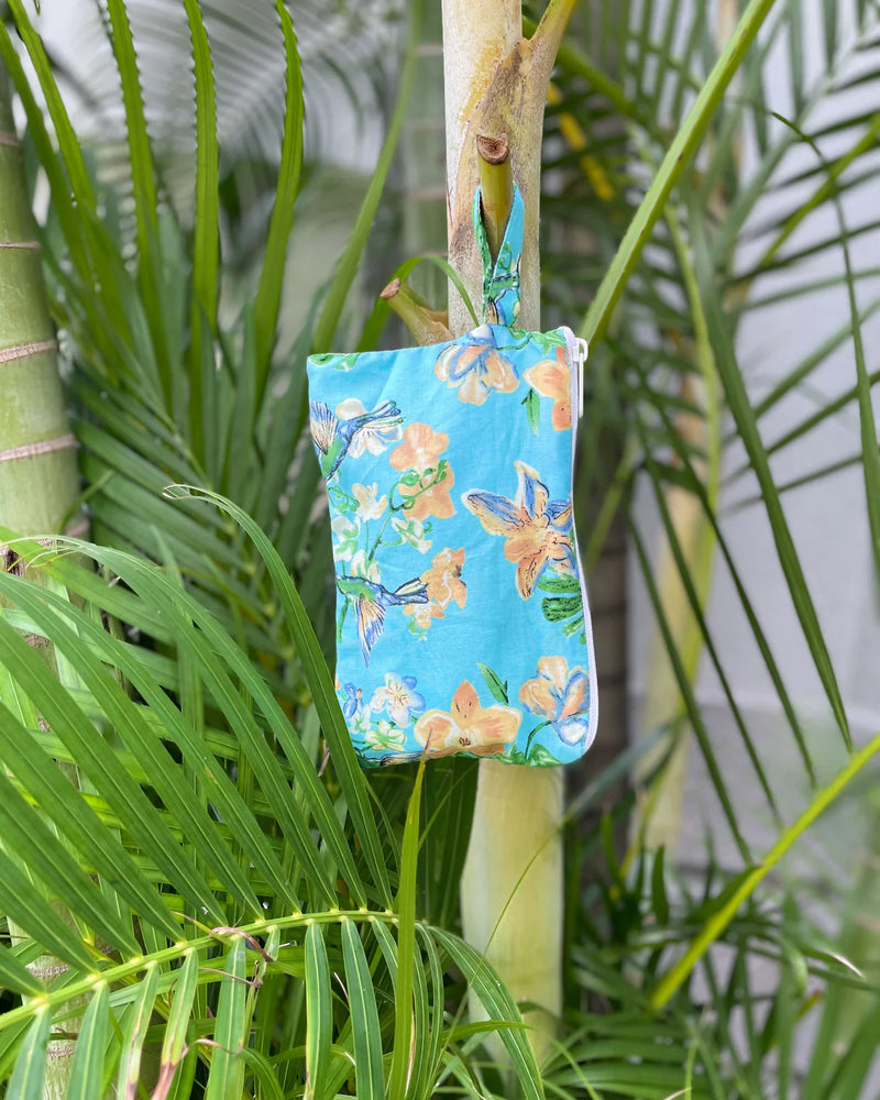 Bali Life Makeup Pouch - Turquoise