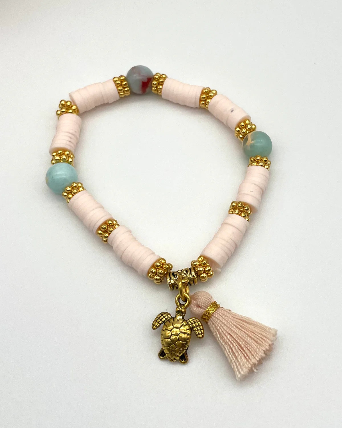 Benoa Tassel Bracelet - White