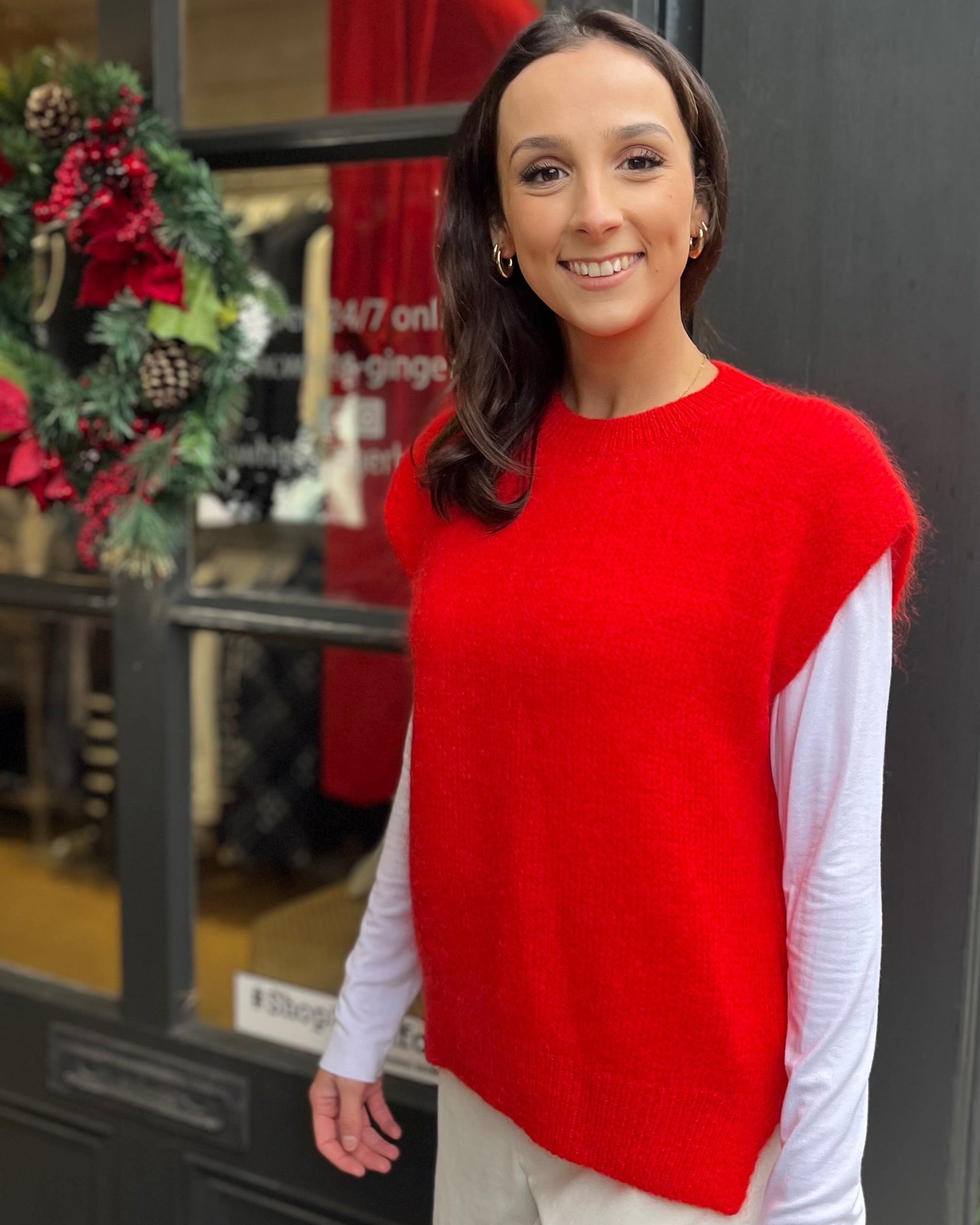 Milly Tank Top - Red