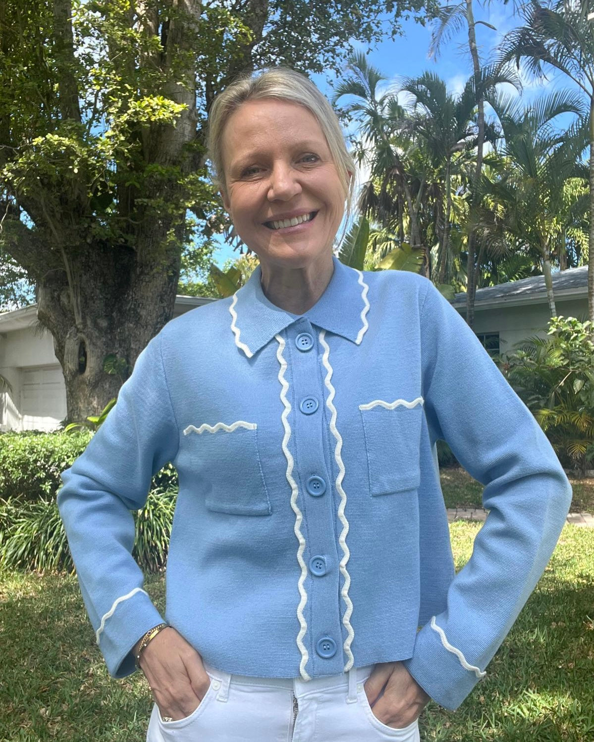 Valiano Cardigan - Light Blue
