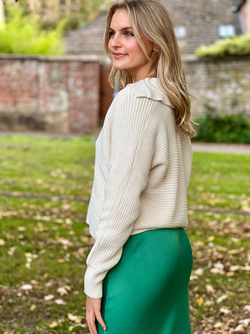 Vecouly Collared Knit - Marine