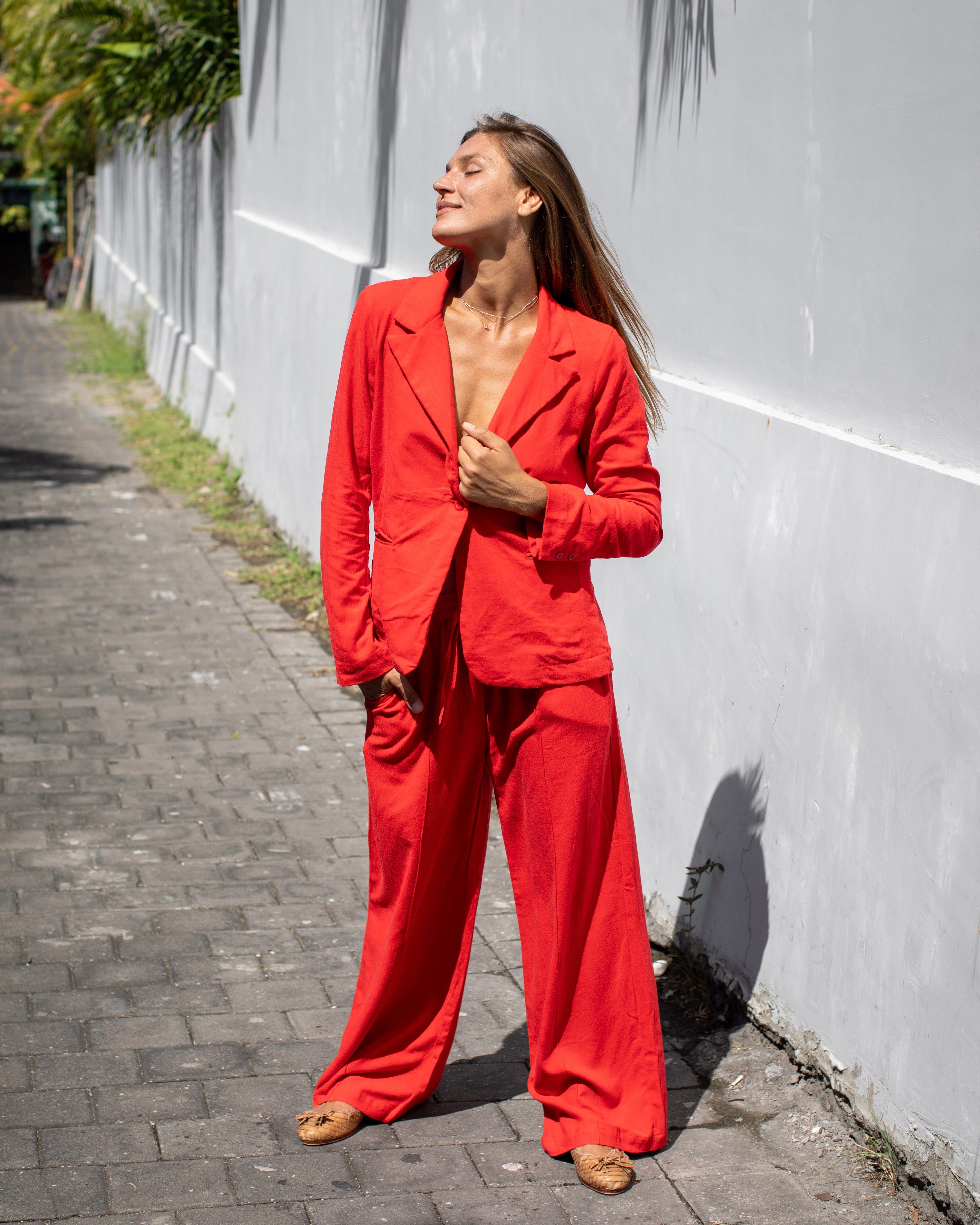 Genevieve Blazer - Red