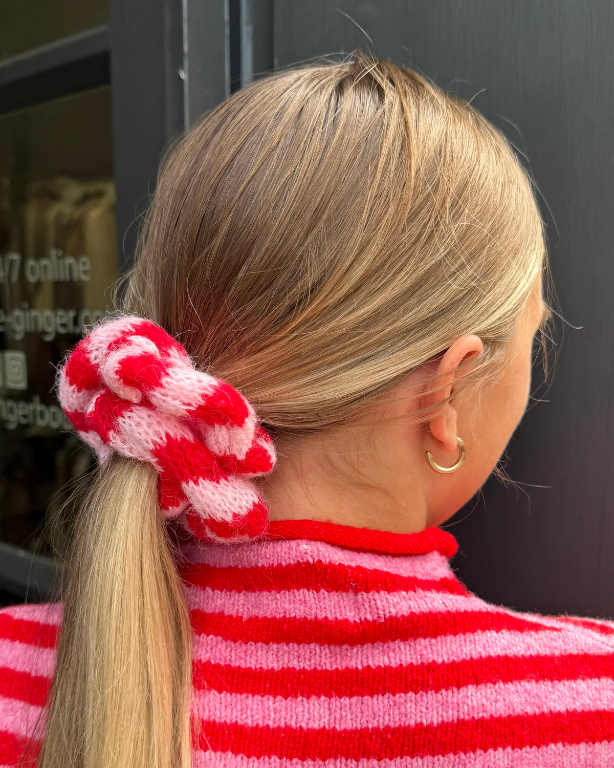 Knitted Scrunchie