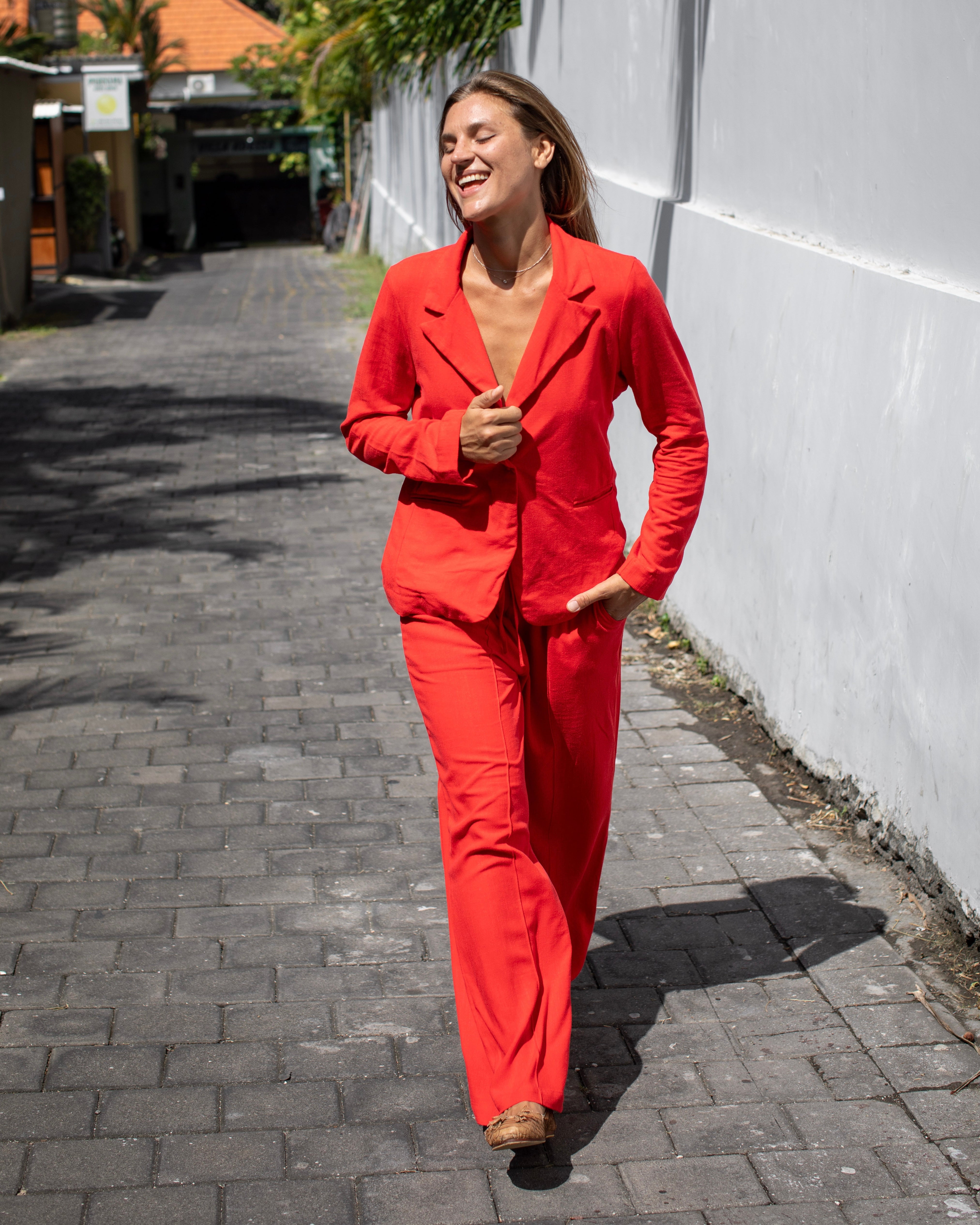 Genevieve Blazer - Red