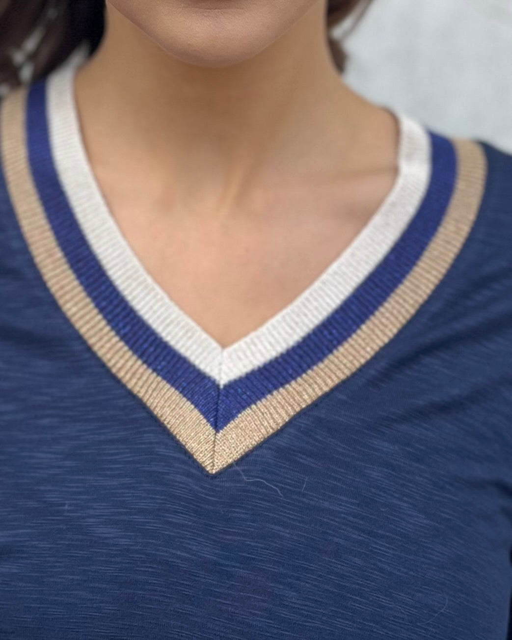 Tongali Top - Navy