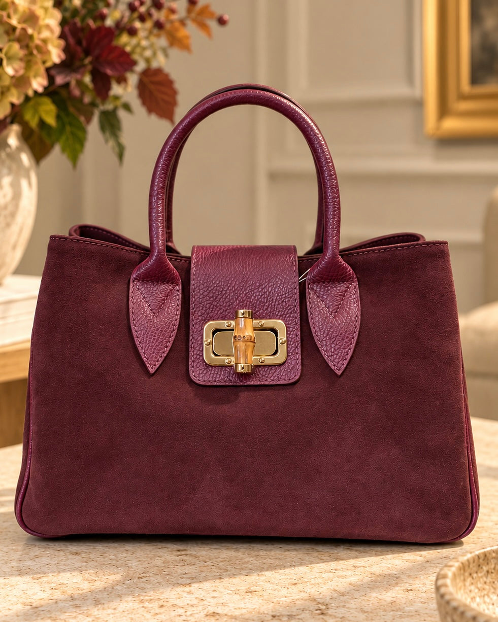 Arezzo Bag - Burgundy