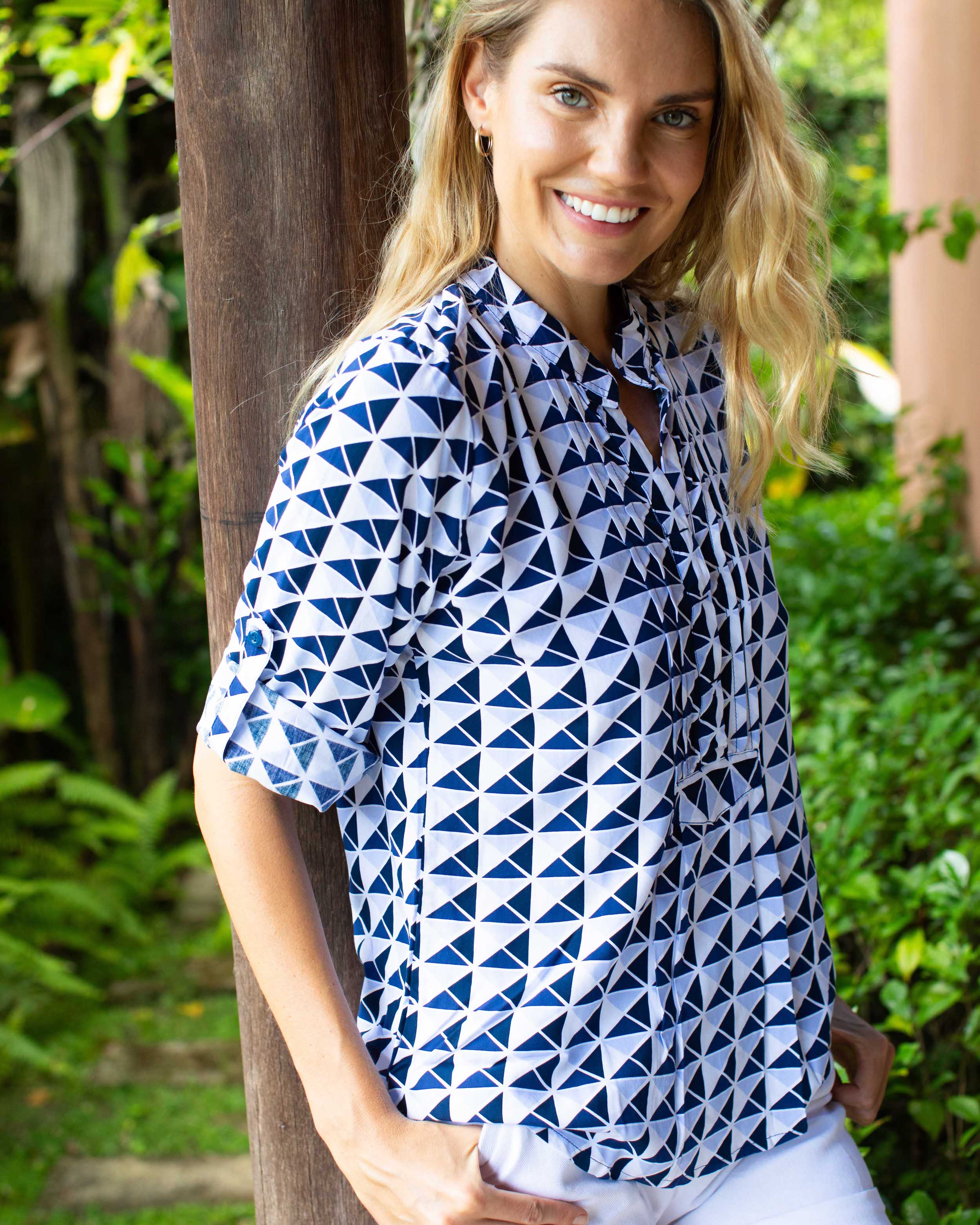 Carlie Top - Iris Triangle