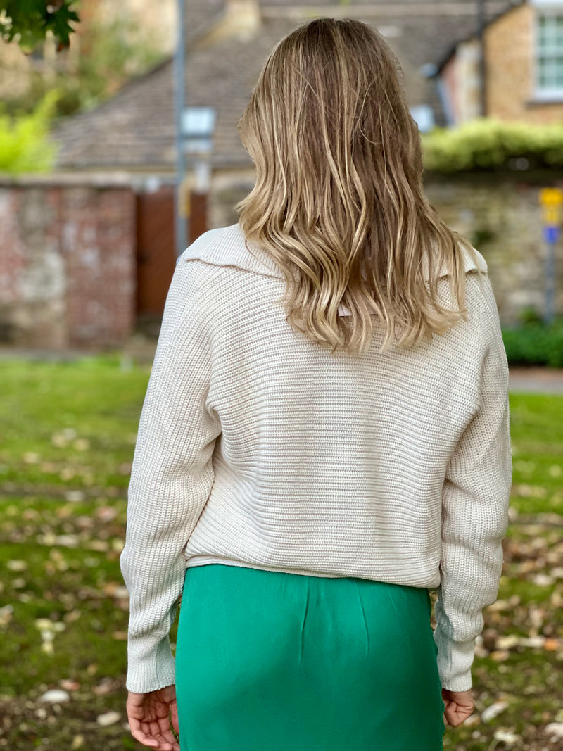 Vecouly Collared Knit - Marine