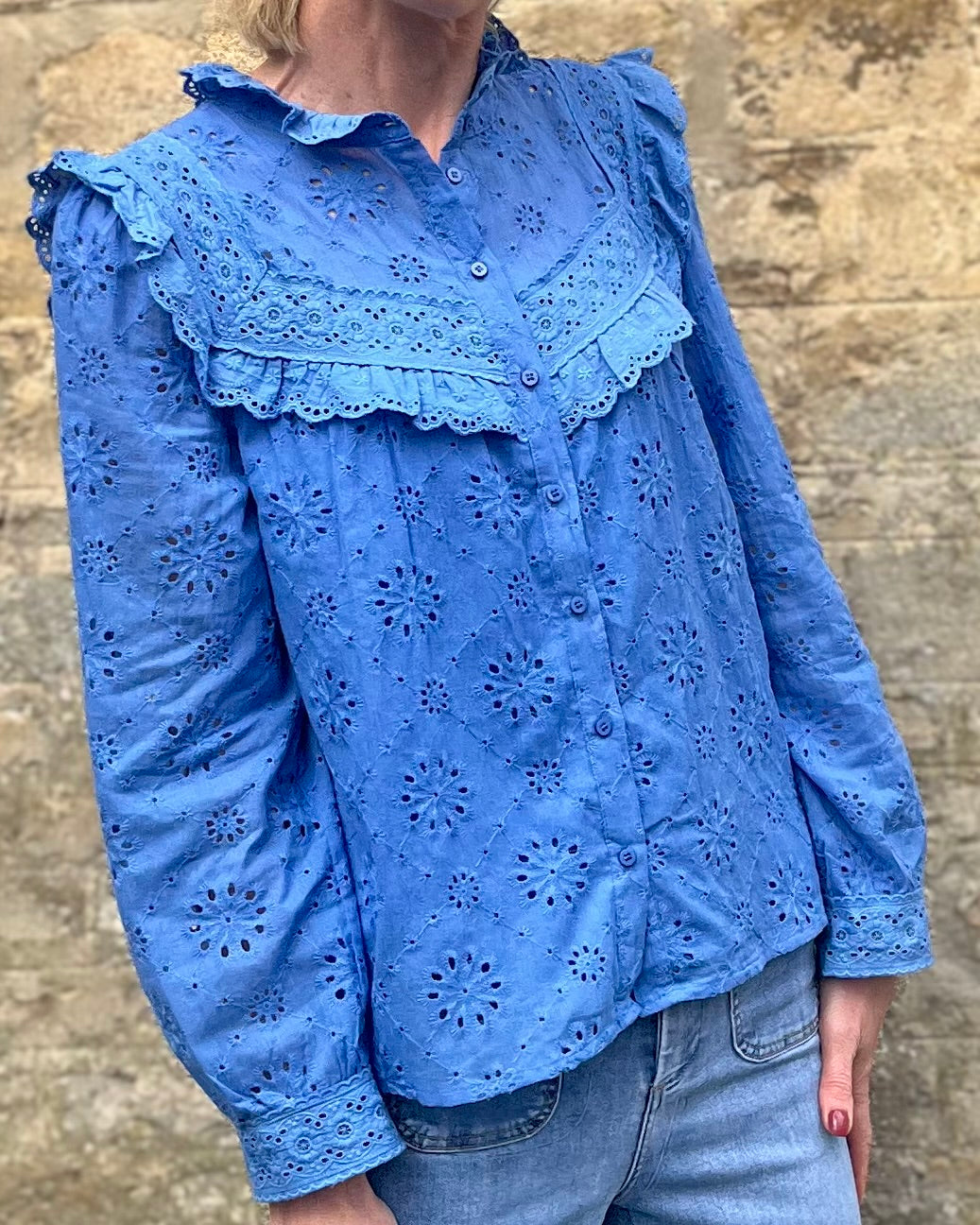 Ines Blouse - Blue