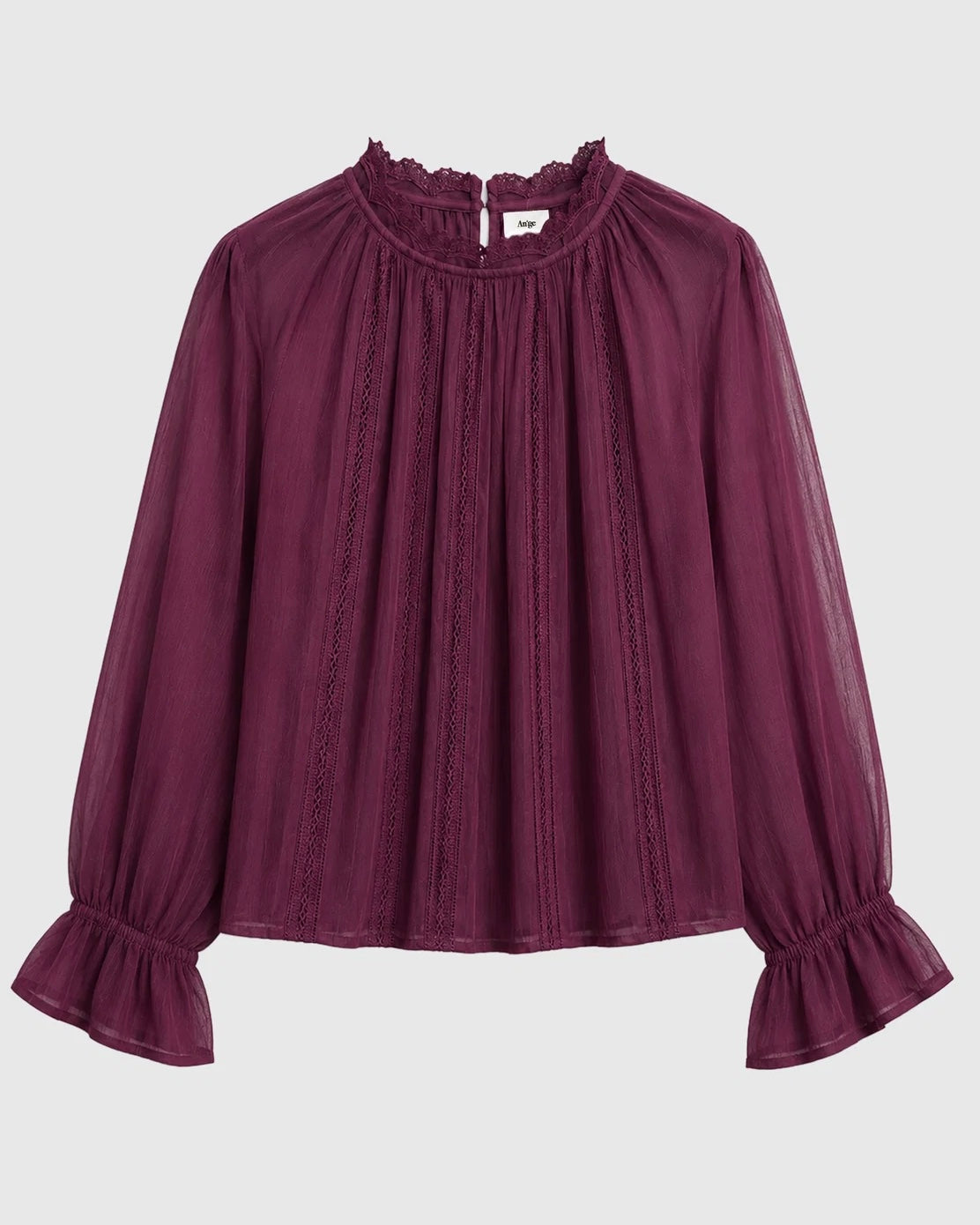 Salouna Blouse - Aubergine