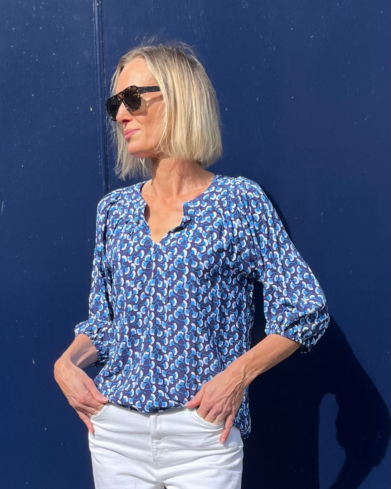 Pippa - Navy Ginko