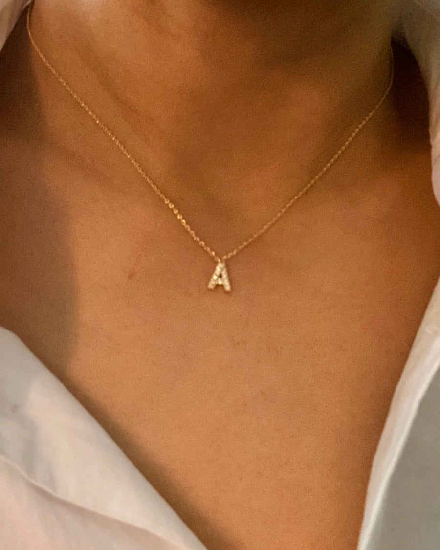 Alphabet Initial Necklace