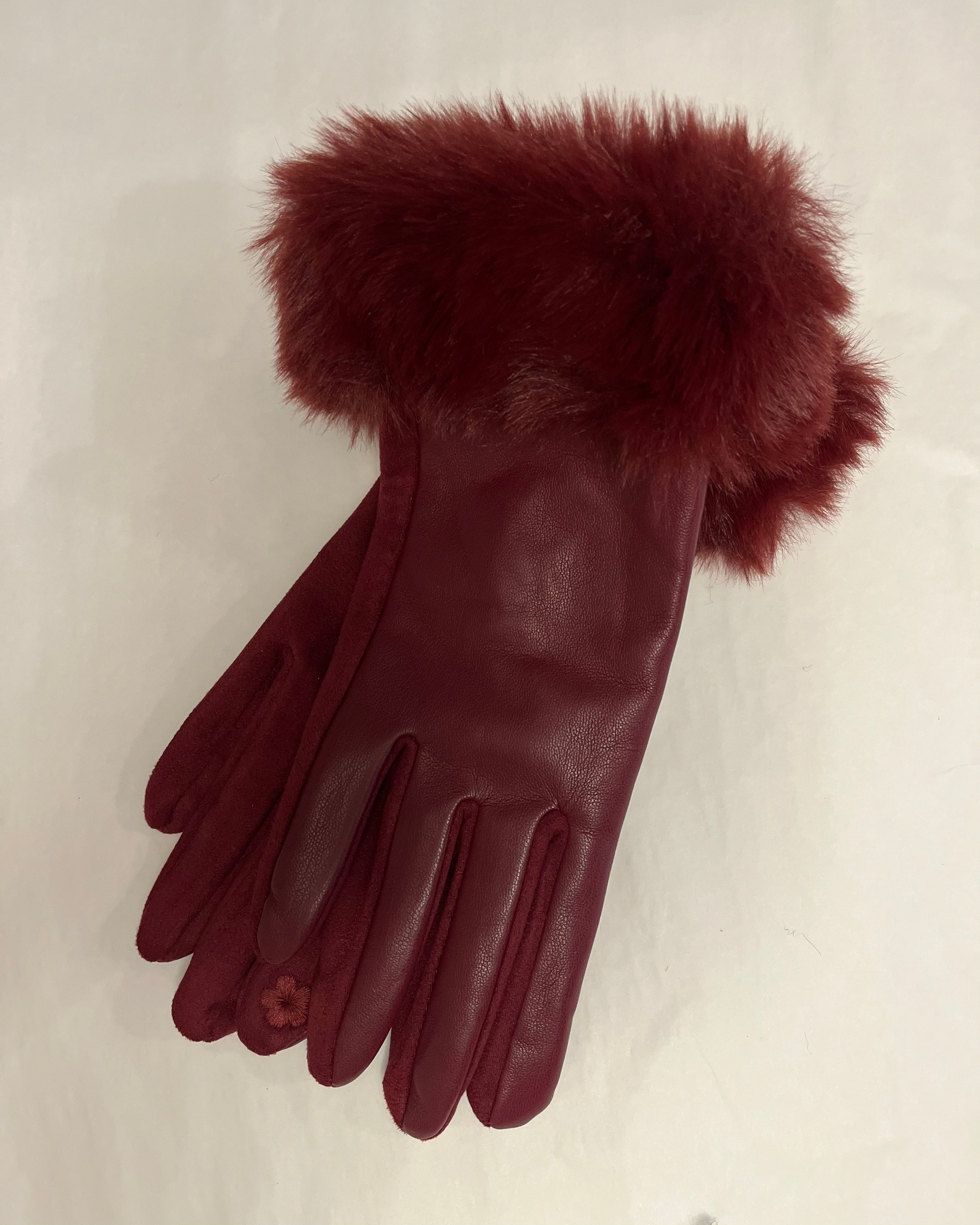 Faux Fur Gloves