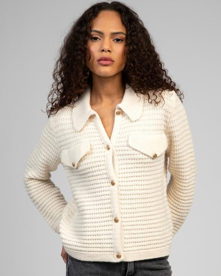 Venico Cardigan - Ecru