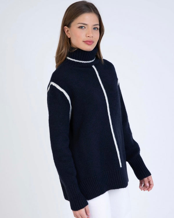 Lipio Turtleneck - Marine