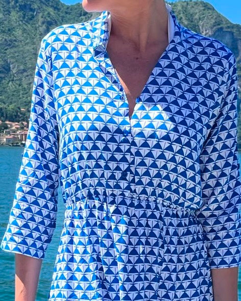 Harlow Blue Triangle