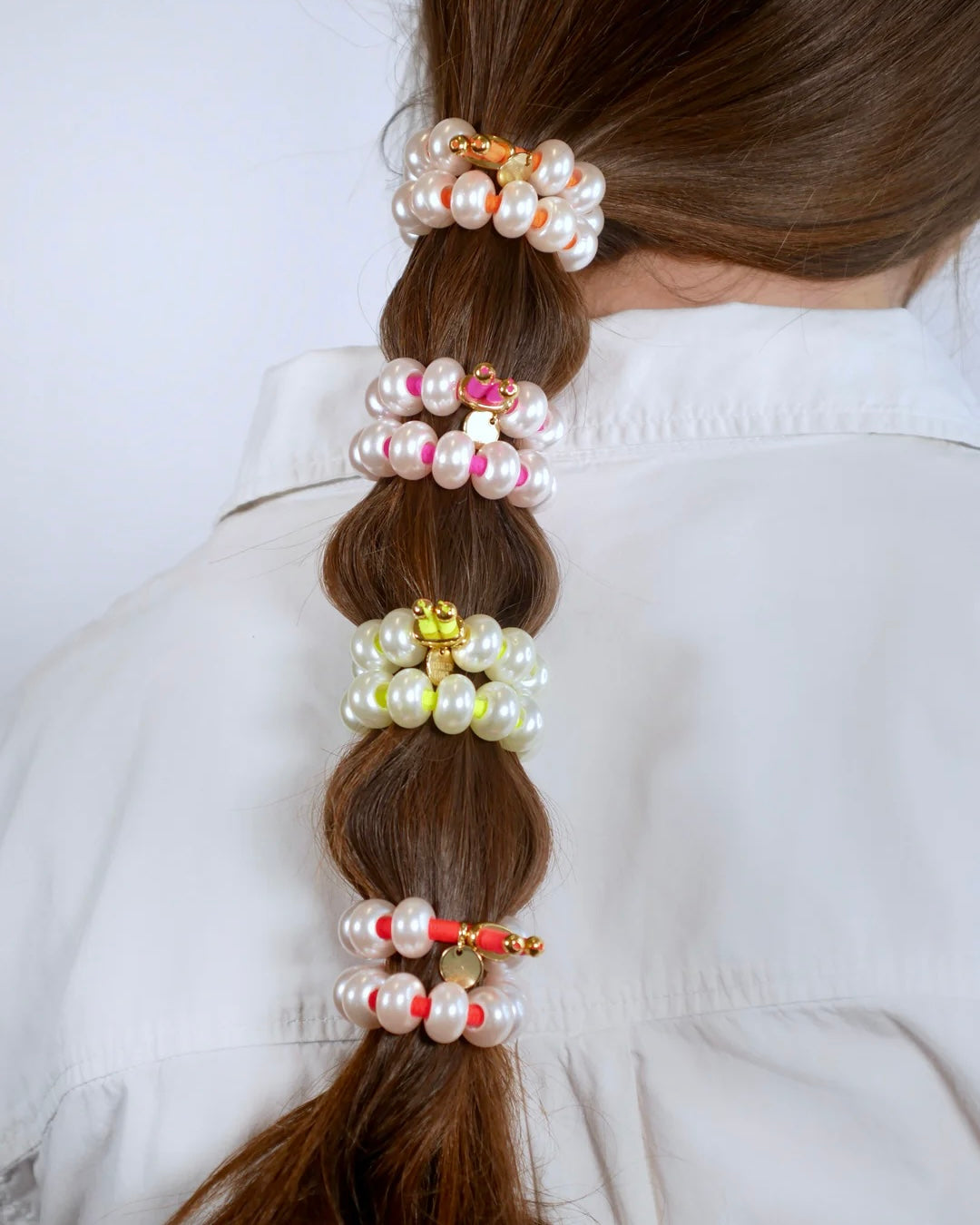 Bichous Pearly Donut Scrunchie